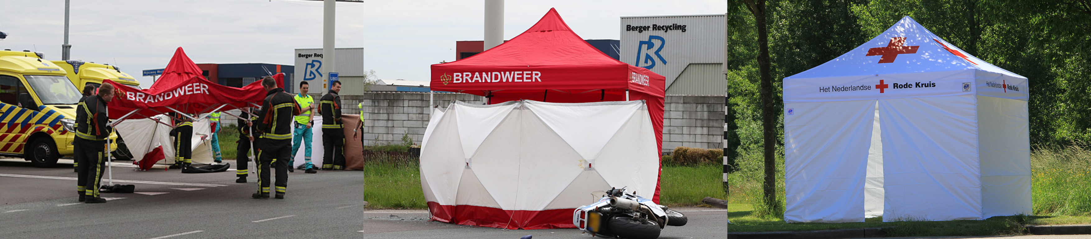 brandweer en rode kruis